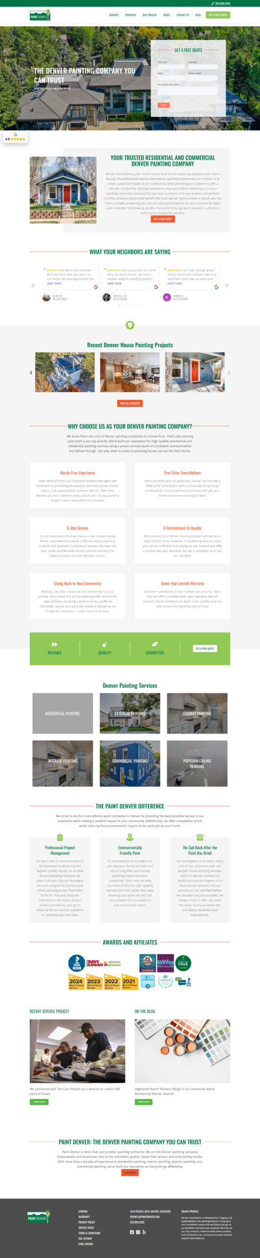 Paint Denver House Painting Website